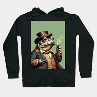 Aristocratic Toad - steampunk funny animals Hoodie
